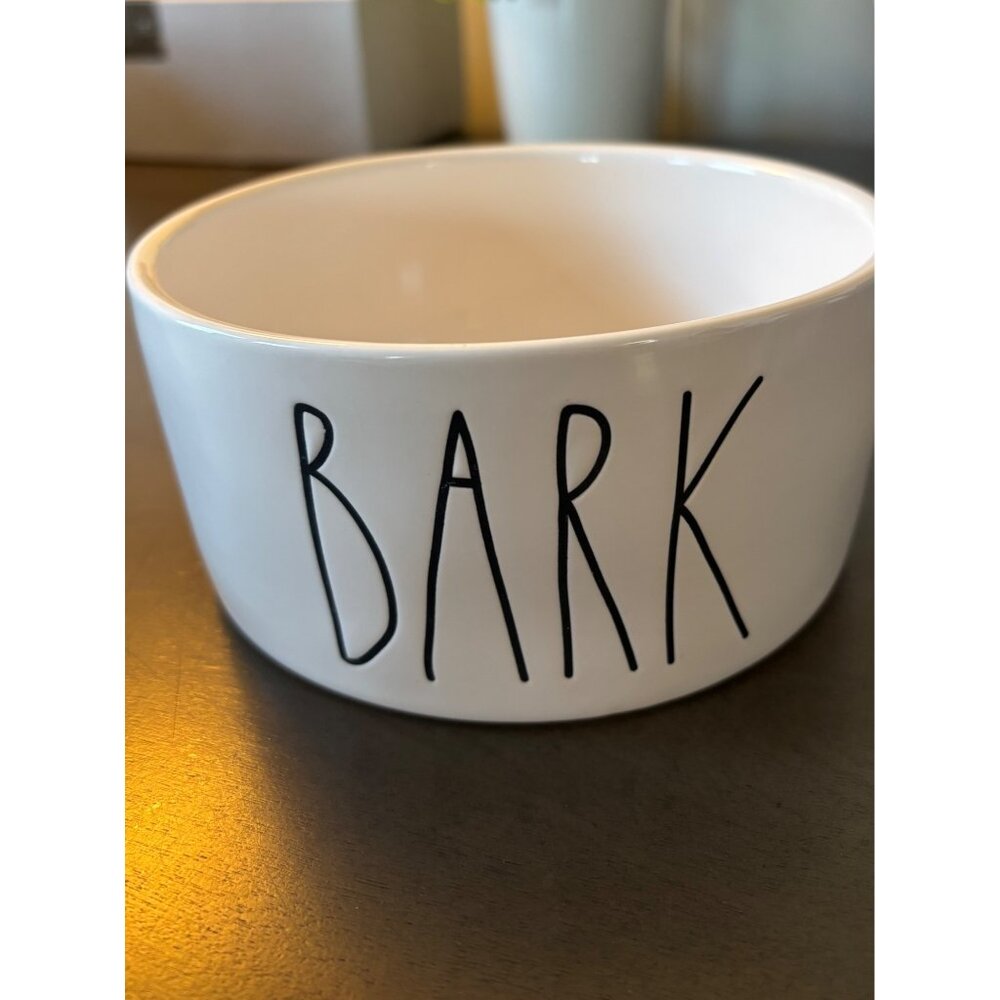 BARK, Dog Bowl, Rae Dunn, Beige in Color, NWOT